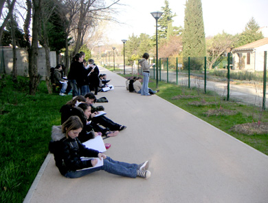 Croquis dans la ville