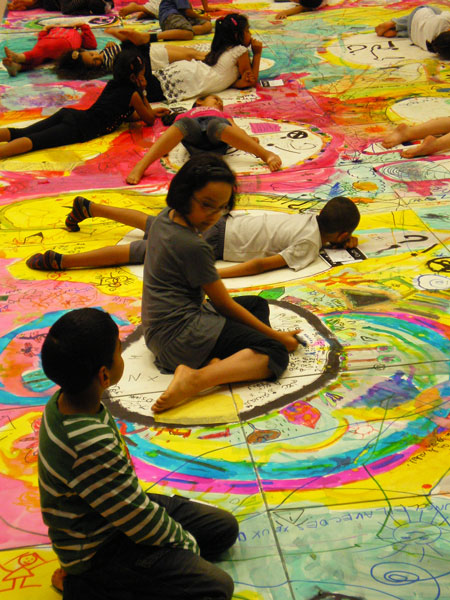 Restitution dansée du projet Cosmogonie, 12/05/11