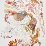 L'Homme-Plante ou le maître étalon de Mettrie, crayon et aquarelle, 52x72 cm, 2013