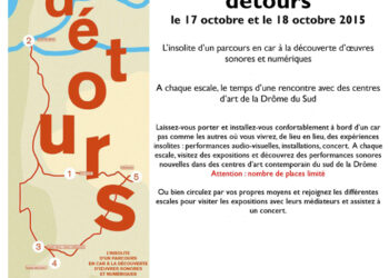 « Détours » les 17 & 18 octobre 2015