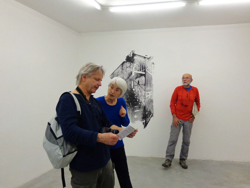 Visite des randonneurs tricastins (photo : S. Lehu)