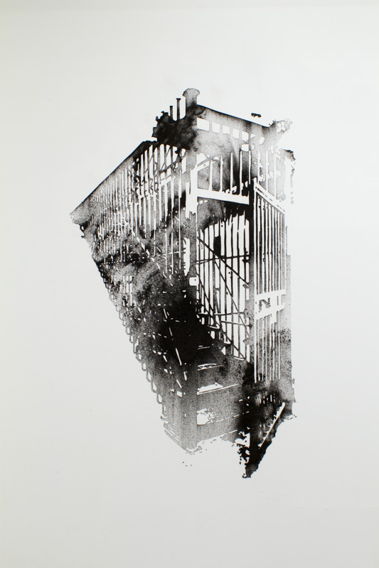 Nicolas Daubanes, "Ensisheim : l'escalier", 2016 (photo : P.Garcia)