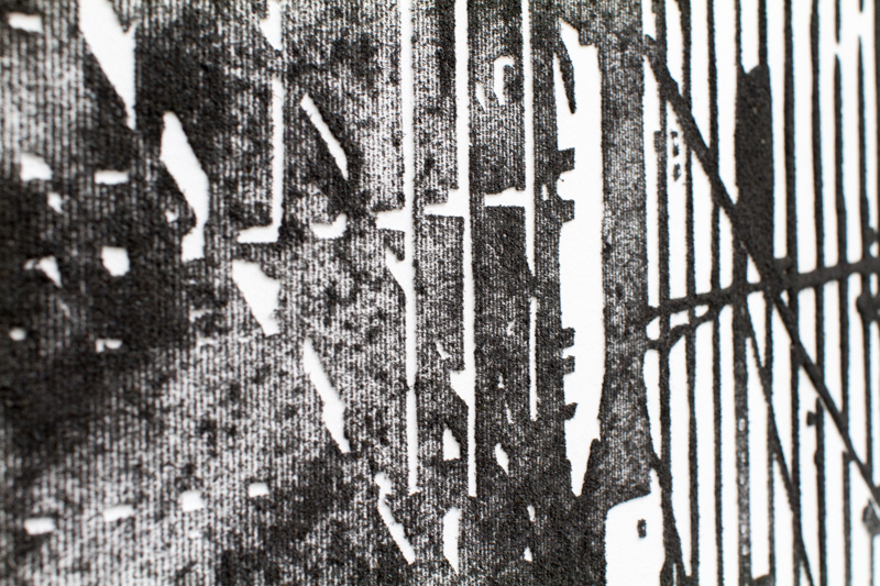 Nicolas Daubanes, "Ensisheim : l'escalier" (détail) (photo : P.Garcia)