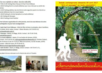 Balade contemporaine – dimanche 9 avril