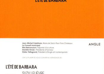 Vernissage demain ! L’été de Barbara Samedi 14 Octobre à 18h