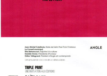 TRIPLE PRINT Une invitation aux éditions