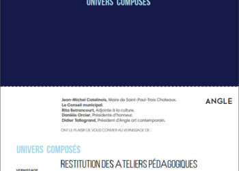 UNIVERS COMPOSÉS, restitutions pédagogiques session 2017/2018